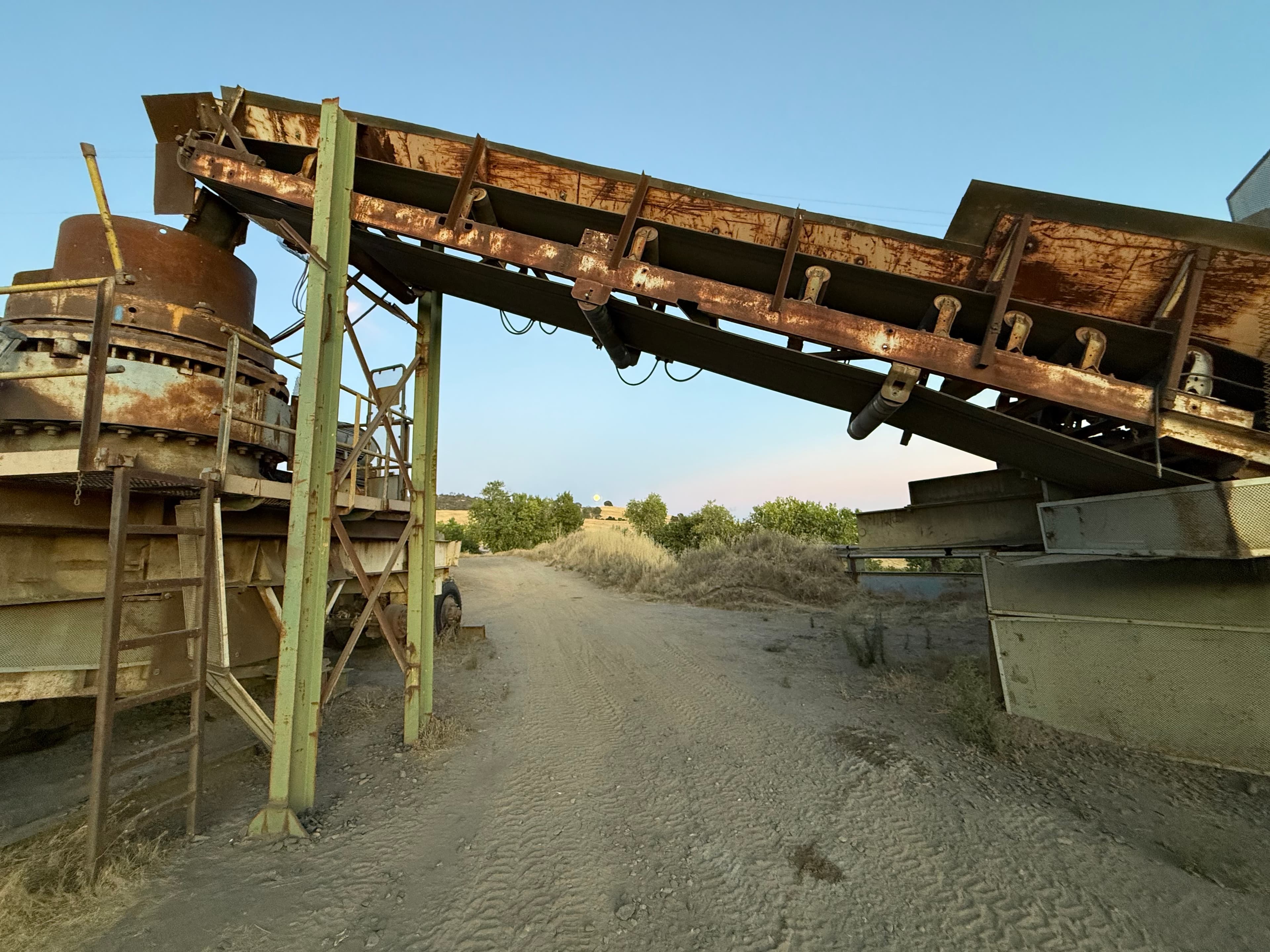 Crusher equipment at Mt. Gaines Rock